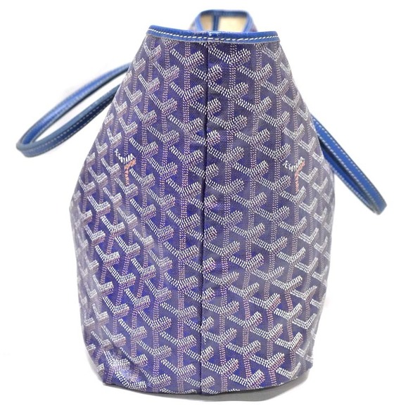 Goyard Saint Louis tote bag blue - Picture 4 of 9